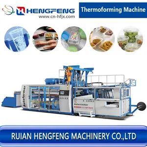 Cup Tilting Mould Thermoforming Machine Warranty 1 Year HS Code 84774090 Trademark HENGFENG Model NO. HFTF-80T Origin Ruian, China - Image 1