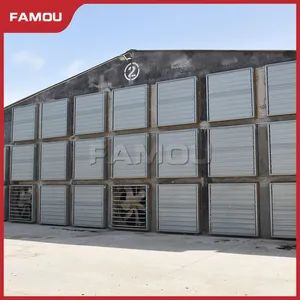 Heavy-Duty Galvanized DC Box Fan for Optimal Pig Farm Ventilation - Image 1