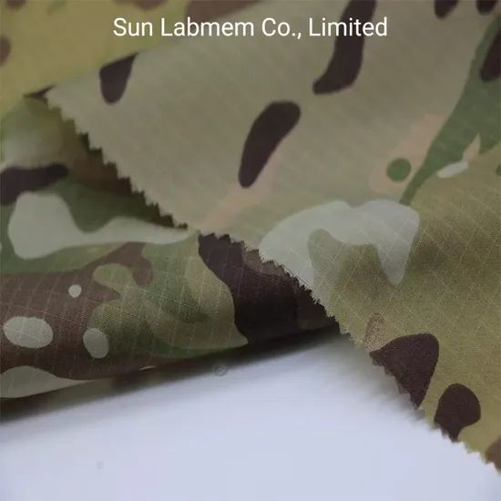 Camouflage Printed Nylon Ripstop Fabric - Image 3