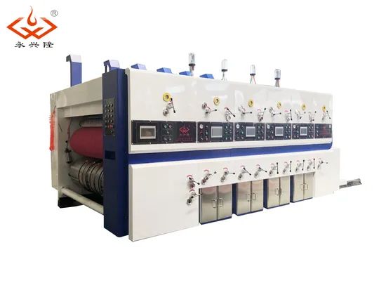 4 Colors Corrugated Cardboard Box Digital Making Printing Machine - Image 3