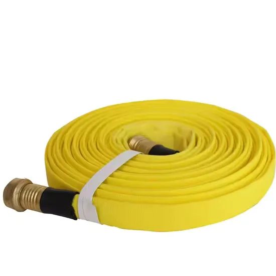 4 Inch Lay Flat Flexible Fire Hose with Couplings - Image 2