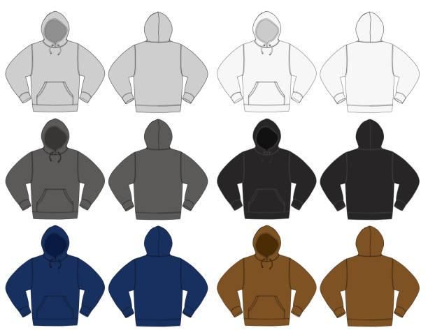 Heavyweight 280gsm-400gsm Blank Hoodie | 100% Cotton & CVC Fleece, Polyester| Wholesale Streetwear Blanks | Oversized/Regular/Boxy Fit Hooded Sweatshirts for Custom Branding - Image 3