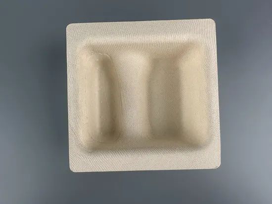 Custom Wet-Pressed Pulp Molded Trays Packaging Inserts - Image 1
