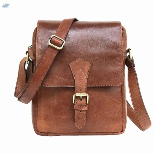 Leather Messenger Bag Quality Assurance High Quality Delivery Performance Prompt Delivery Texture Genuine Cow Buffalo Ox Sheep Goat Leather - Image 1
