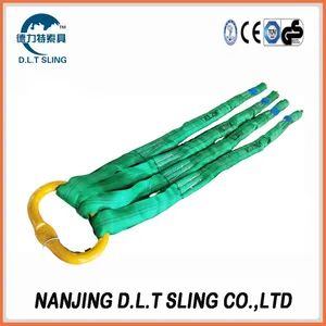 Combination Lifting Webbing Sling with Eye-Eye Shape Flat Origin China Model NO. 2Ton W.L.L(Kg) 2000 HS Code 56090000 Standard - Image 3