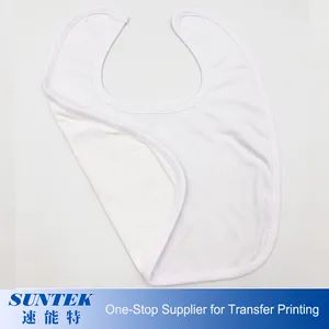 Sublimation Blank Polyester Baby Bibs - Image 6