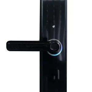 APP WiFi Smart Home Electronic Electric Keyless Keypad Deadbolt Door Rim Lock Digital Electronic Keyless Lock - Image 3