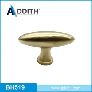 Oval Shape European Style Pure Copper Wardrobe Door Handle Pull - Image 1