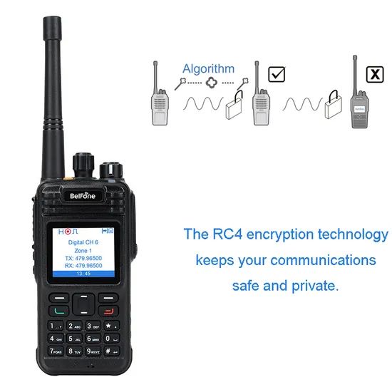 Waterproof Long Range Two Way Radios Portable Handheld VHF UHF Radio with Bluetooth - Image 5