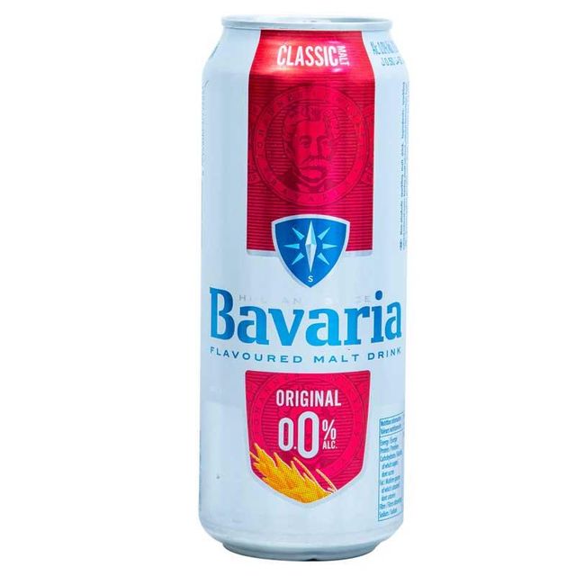 Bavaria Premium Original Non Alcoholic Malt Drink pack of 24 Feature Non-Alcoholic Place of Origin Netherlands Packaging cans, glass - Image 4