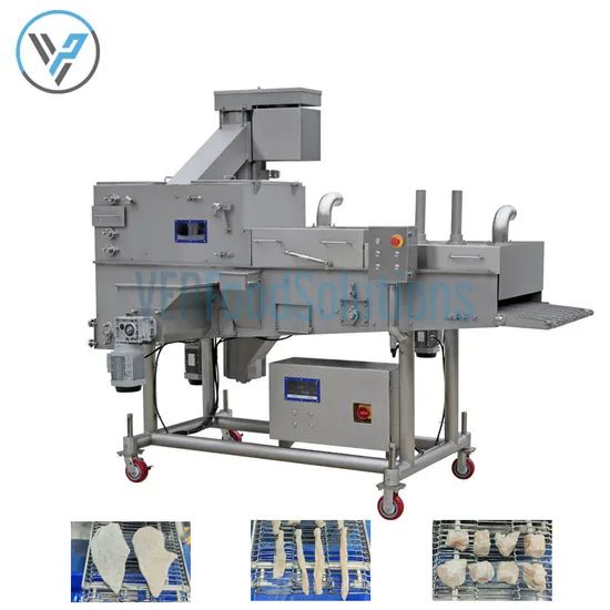 Precision Robust Crab Sticks/Haddock Sticks/Chicken Breast Crumbs Breading Machine for Restaurant - Image 2