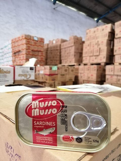 Canned sardines in tomato sauce Ingredients Sardines Place of Origin Indonesia Packaging 50 Cans in a - Image 2