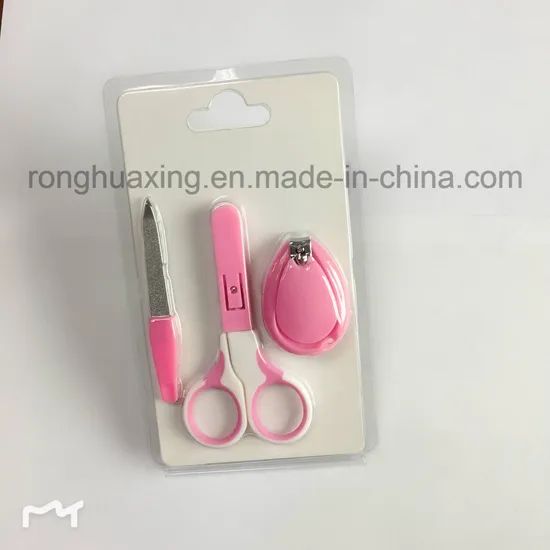 3PCS Baby Manicure Scissors Safety Cutter 17mm Double Blister Pack MOQ6000 30D - Image 3