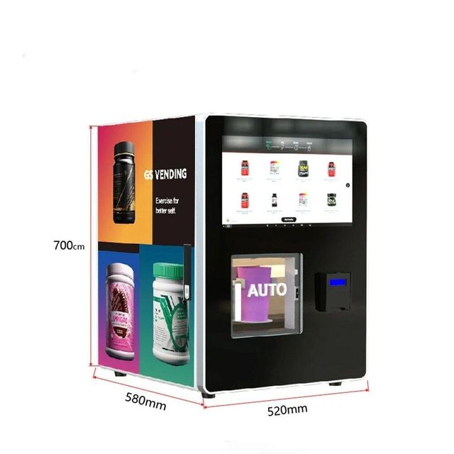 Commercial Countertop Protein Shake & Supplement Vending Machine – Smart Touchscreen Dispenser - Image 4