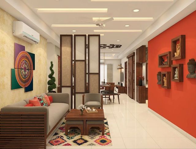 Partitions Designing Service Location NCR Service Mode Offline 3D Interior Design Available No Payment Mode Online And - Image 3
