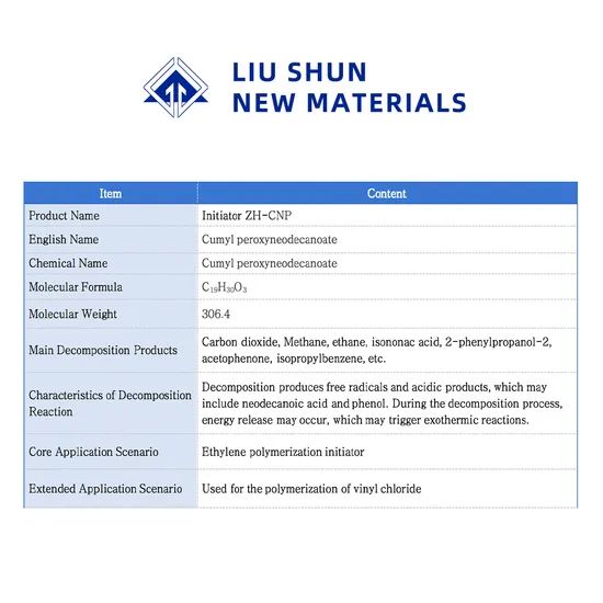 Low-Temp Cnp for Vinyl Acetate Polymerization Origin China Trademark qida Appearance Liquid HS Code 2909110000 Specification - Image 6