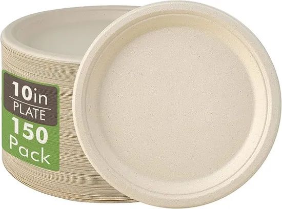 Biodegradable Disposable Tableware for Outdoor Barbecues Origin China HS Code 48236910 Trademark OEM/ODM Printing - Image 1