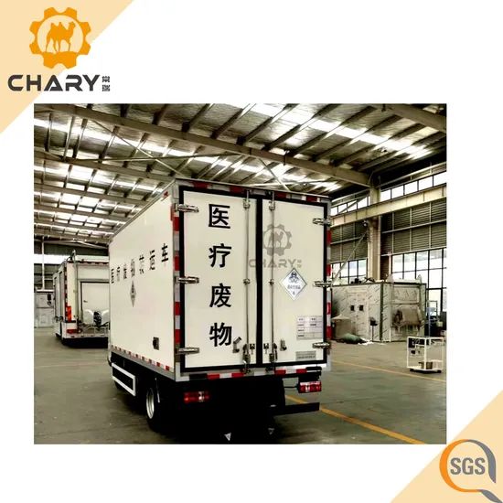 Medical Refuse Waste Collecting Storage Transport Refrigerated Vehicle - Image 2