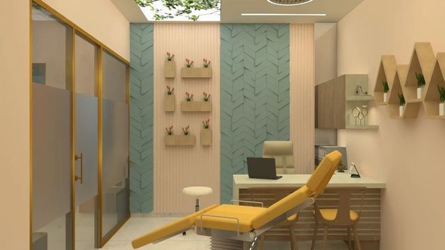 Clinic Interior Designing Service Functional Features Enhances Functionality Space Efficiency Optimizes Space For - Image 1