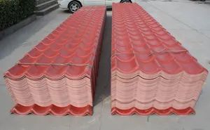 Jieli Brand Synthetic Resin Roof Tile Royal Style Size 900 Width 900mm Shape Bamboo Color Brick Red HS Code 39259000 Lifetime 50 - Image 5
