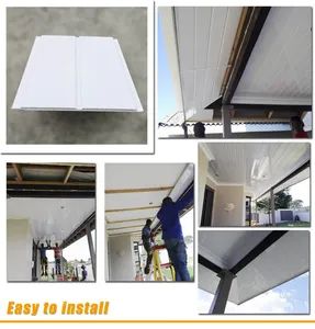 Techos Pre Fabricados 200X7X5950mm Strip Plastic PVC Ceiling for Peru - Image 5