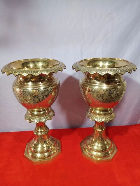 1 kg Brass pots Capacity 1 kg - Image 1