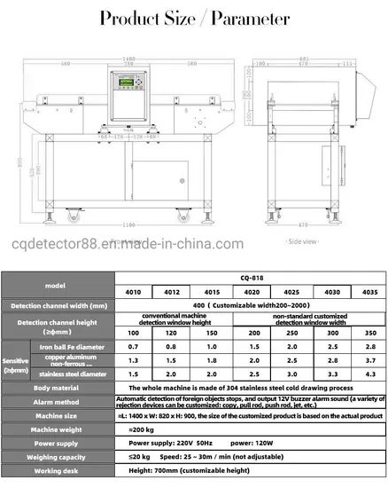 Automatic Learning System Food Metal Detector Machine Metal Detectors - Image 3