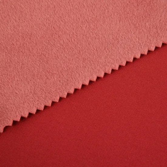 100% Polyester Tricot Flock Fabric 200-270GSM Plain GOAT Short Fiber Shoes 15D MOQ1000 - Image 4