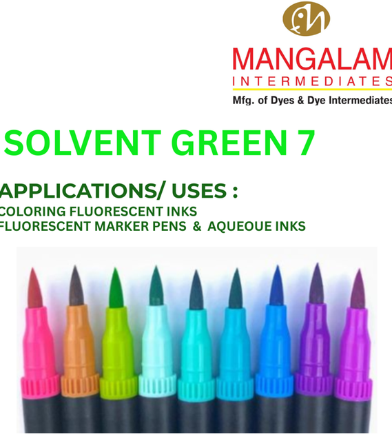 Solvent Green 7 Form Powder Color Green C.i. Number 59040 Cas Number 6358-69-6 Shelf Life 4-5 years Place of Origin india - Image 1