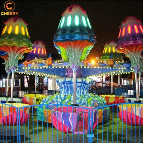 High Quality Outdoor Swing Ride Amusement Jellyfish Ride for Sale - Image 4