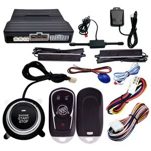 Pke Keyless Entry Car Alarms Remote Start Engine Button Start Stop Ignition System - Image 1