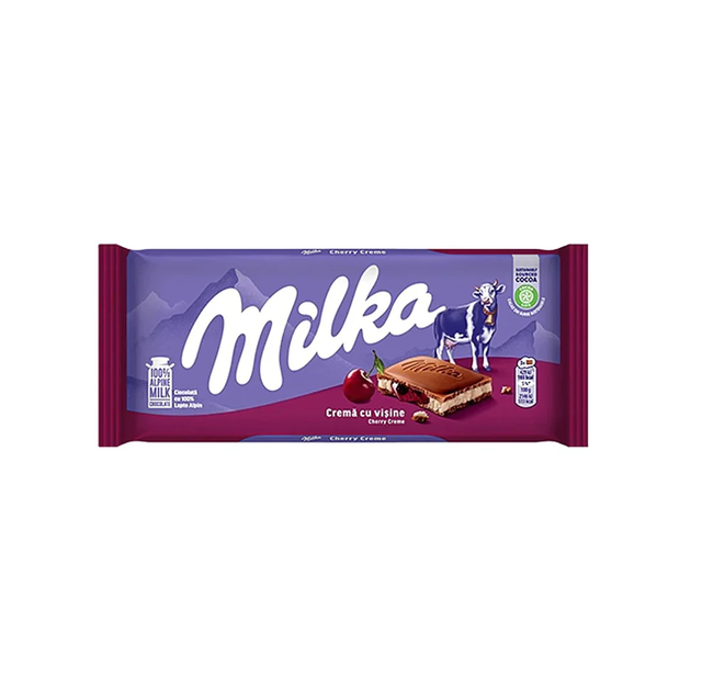 Milka Cherry 100g Chocolate Bar - Delicious Cherry & Chocolate Combo - Image 4