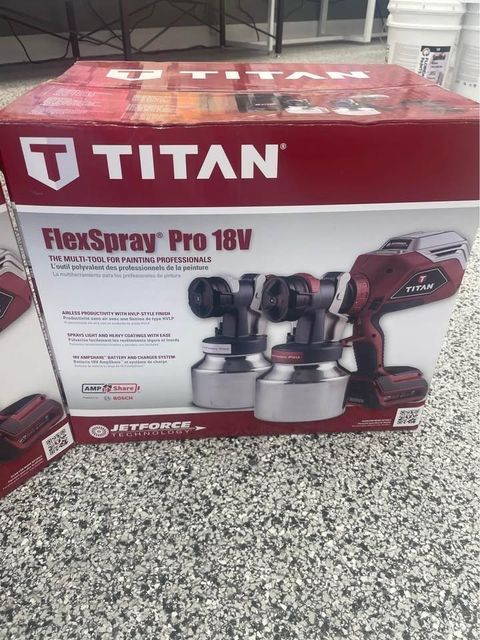 Titan Flexspray Pro 18v Paint Sprayer - Image 2