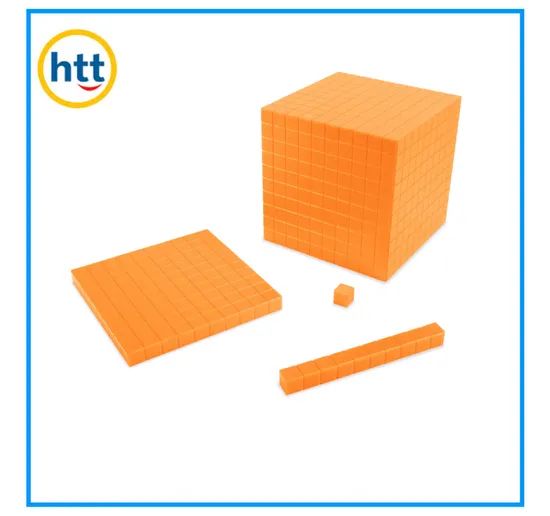 Base Ten Blocks China Manufacturer, Intellectual & Educational Toys, Science Toy, Math Puzzle Educational Toy - Image 2