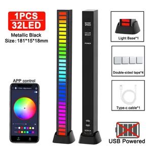 USB LED Night Light RGB Music Bar for Car Lamp PC Circuitry Design Pickup Rhythm Light - Image 3