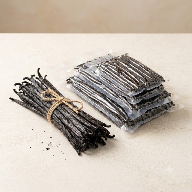 Indonesian Gourmet Super Premium Vanilla Beans – Vanilla planifolia, 19–21 cm CIF - Image 3