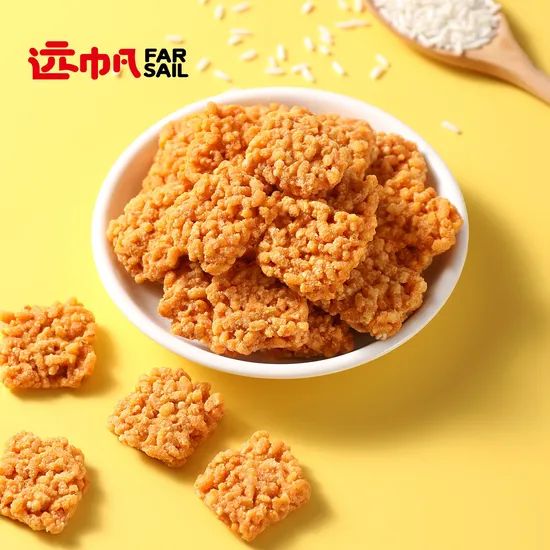 Crunchy Crispy Rice Cracker Chips Grain Snack Chinese Guoba Flavor Rice Crust - Image 3