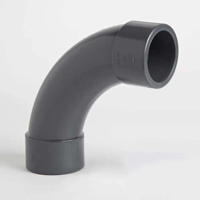 UPVC 2.5inch PVC Pipe Bends, Bend Radius: 1.5D Material PVC Color Dark Grey Bend Radius 1.5D Size/Diameter 2.5inch Usage/Application Plumbing - Image 1