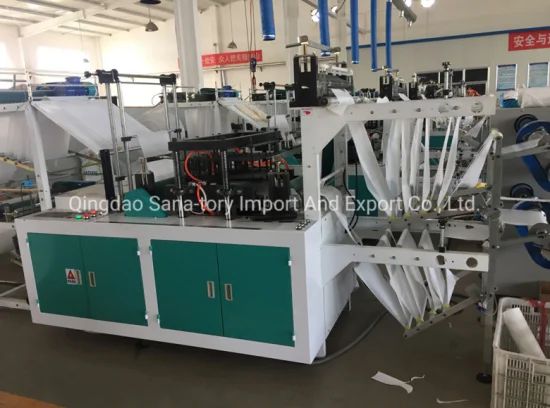 Newest Design Plastic PE Disposable Aprons Making Machine/Rolling Bag Machinery - Image 4