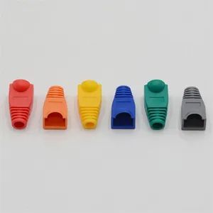 RJ45 Patch Cable Boot Connect Boot Cover Material PVC IP Rating IP50 Color Customized Specification PVC HS Code - Image 3