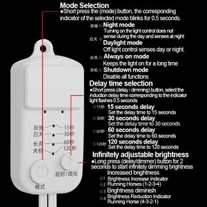 Hot Sale Mini Microwave Switch 12V5V Intelligent LED Light Sensor Switch Infrared Induction Stepless Motion Position Sensor - Image 5