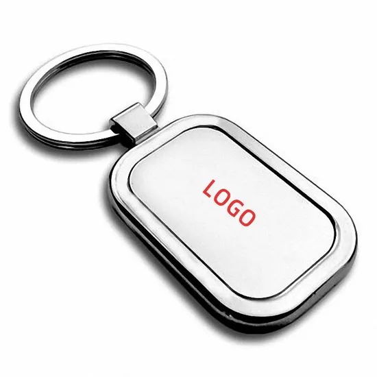 Custom Logo Metal Keychains Promotional Gift Bulk Wholesale Company Design - Image 1