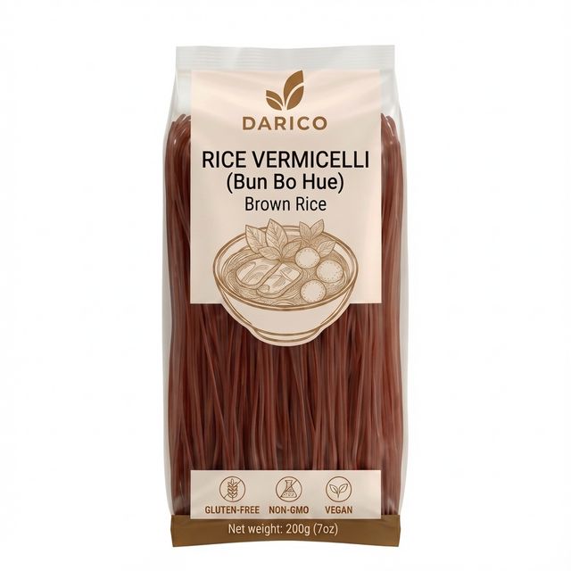 Rice Vermicelli (Bun Bo Hue) - Brown Rice - Image 1