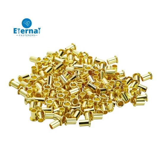 Metric Tubular Brass Hollow Rivet DIN7340 for PCB Board Origin China Model NO. DIN7340 Trademark OEM, ODM HS Code - Image 1