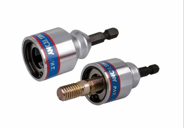 Chrome Molybdenum Steel KING TONY Threaded Rod Socket 75A1, Size: Inch ...