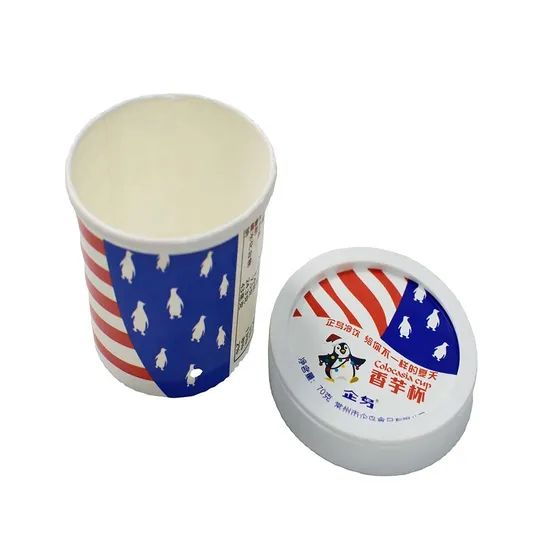Offset Printing Cold Eco Friendly 4oz 5oz 32oz Ice Cream Bowl Paper - Image 1