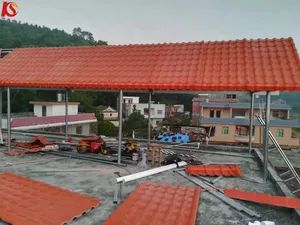 Fireproof Synthetic Resin Spanish PVC Roof/Roofing Tile for Residence - Image 6