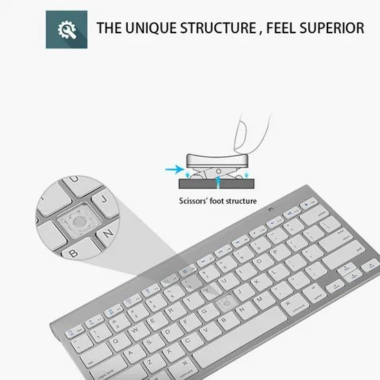 Mini Wireless Keyboard & Mouse Set with Gaming Pad - Black Origin China Trademark N/A Model NO. C0004989C Keyboard Weight 300g - Image 2