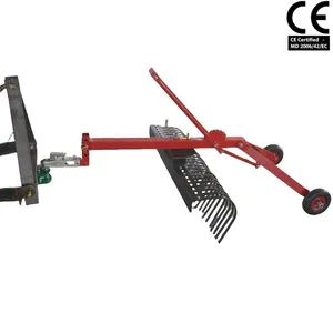 CE-Certified 3-Point Hitch Landscape Rake: MD 2006/42/Ec, Adjustable, Dual Rake & Grader - Image 1