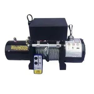Compact 12V Electric Winch: Heavy-Duty Performance with Synthetic Rope - Image 4